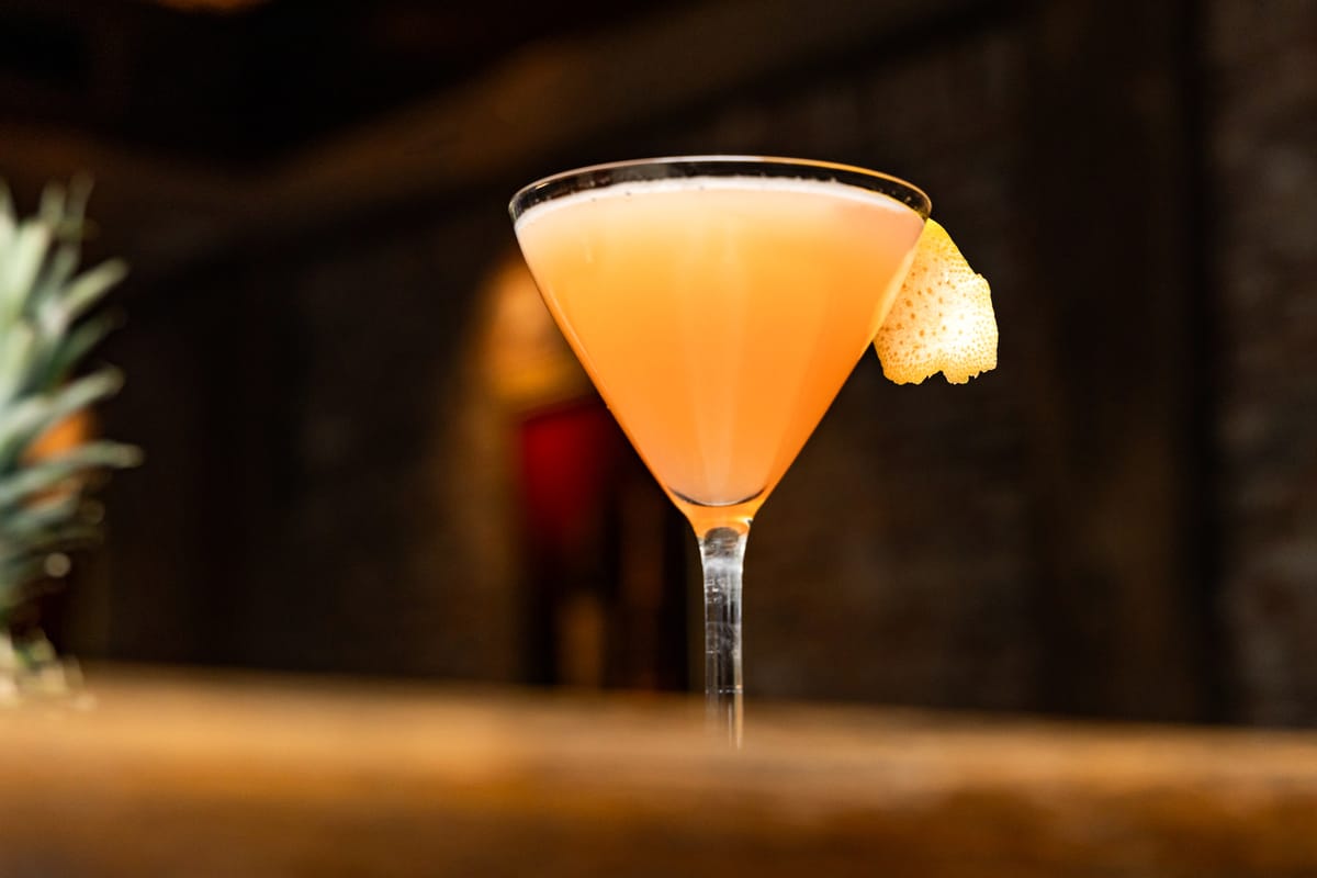 A Red Phone Booth cocktail